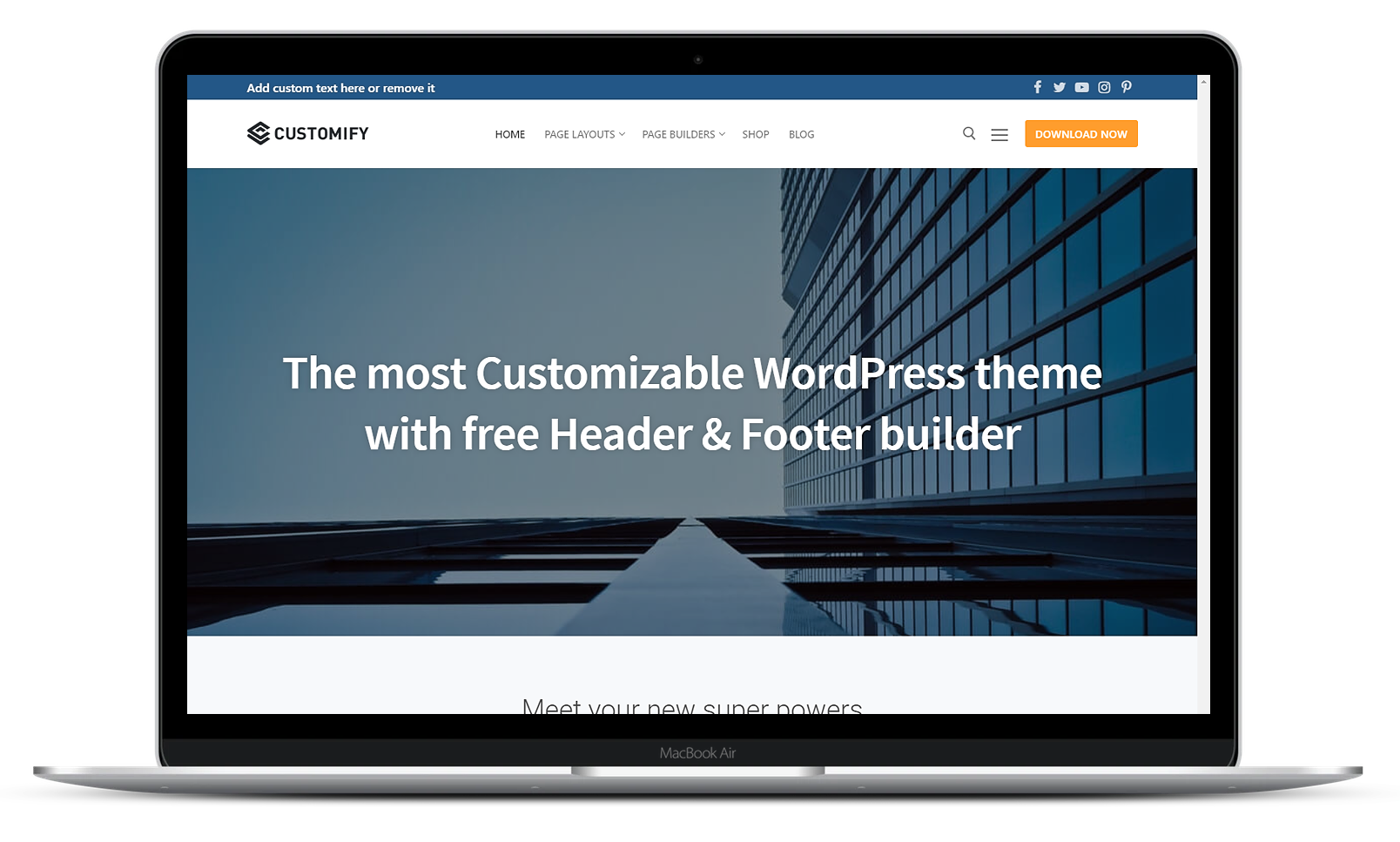 Customify1 | BuddyBoss Customify
