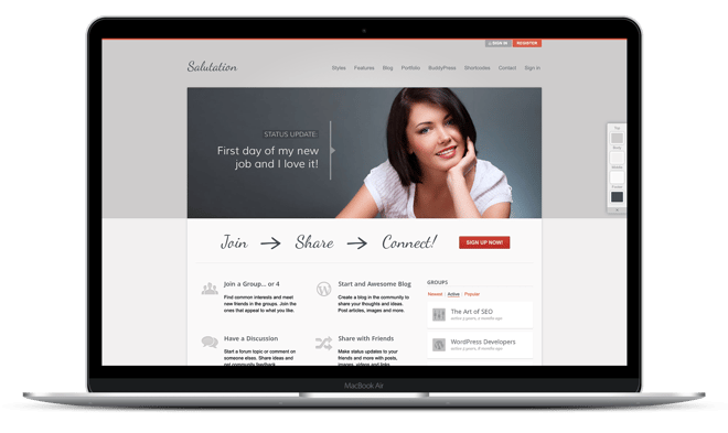 Salutation | BuddyBoss Salutation