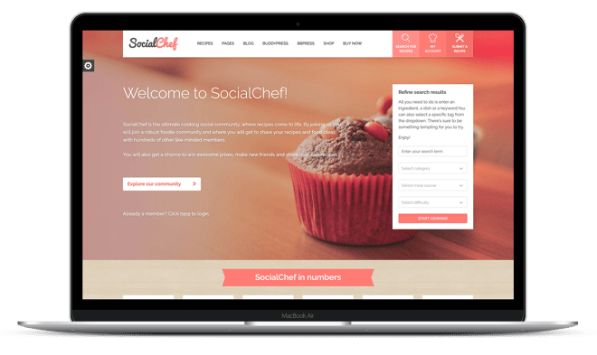 Social Chef | BuddyBoss Social Chef