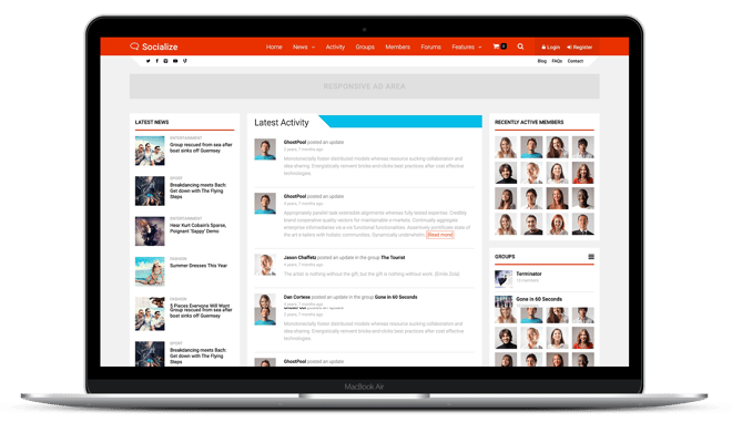 Socialize | BuddyBoss Socialize