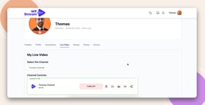 WPStream Integration front end profile tab