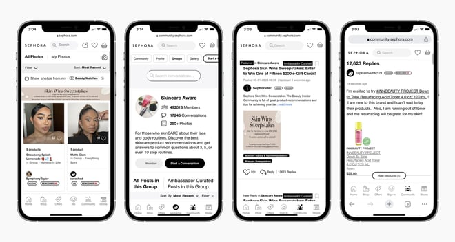 Apps for online community