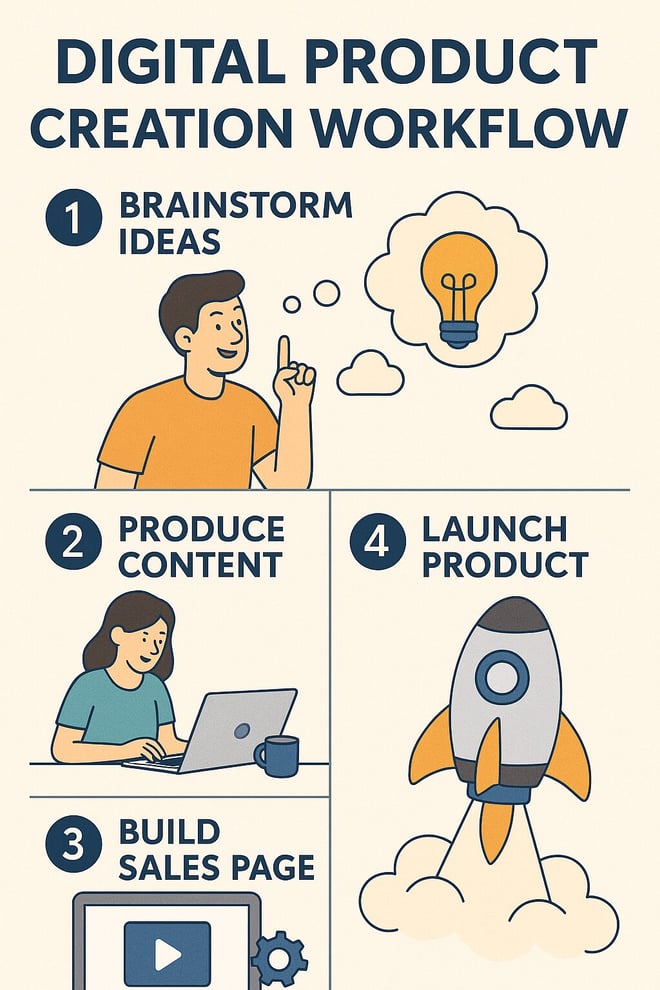 Digital Product Creation Workflow
