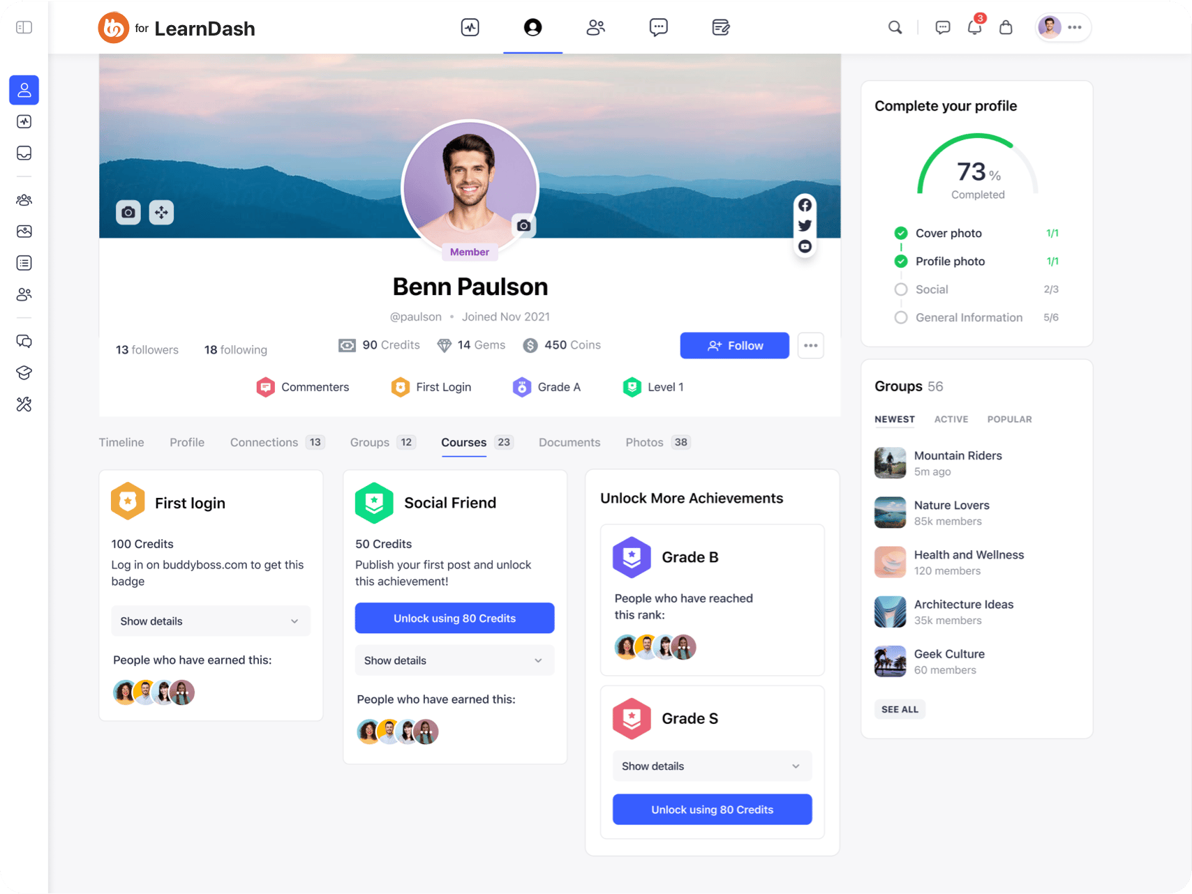 BuddyBoss and LearnDash 