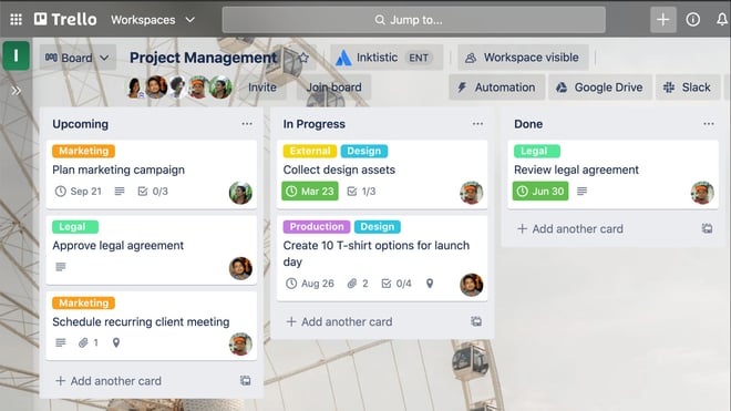 Trello workspace