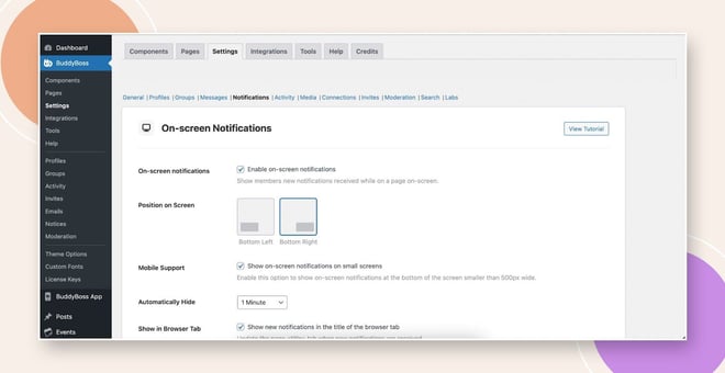 buddyboss push notifications