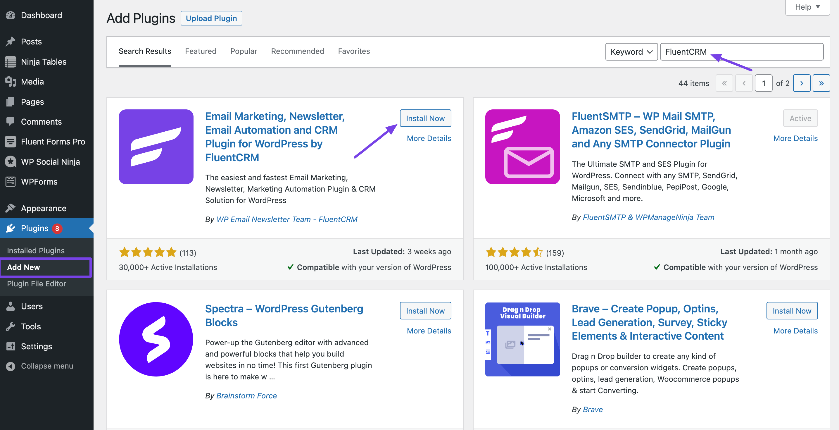 FluentCRMInstall | BuddyBoss FluentCRM