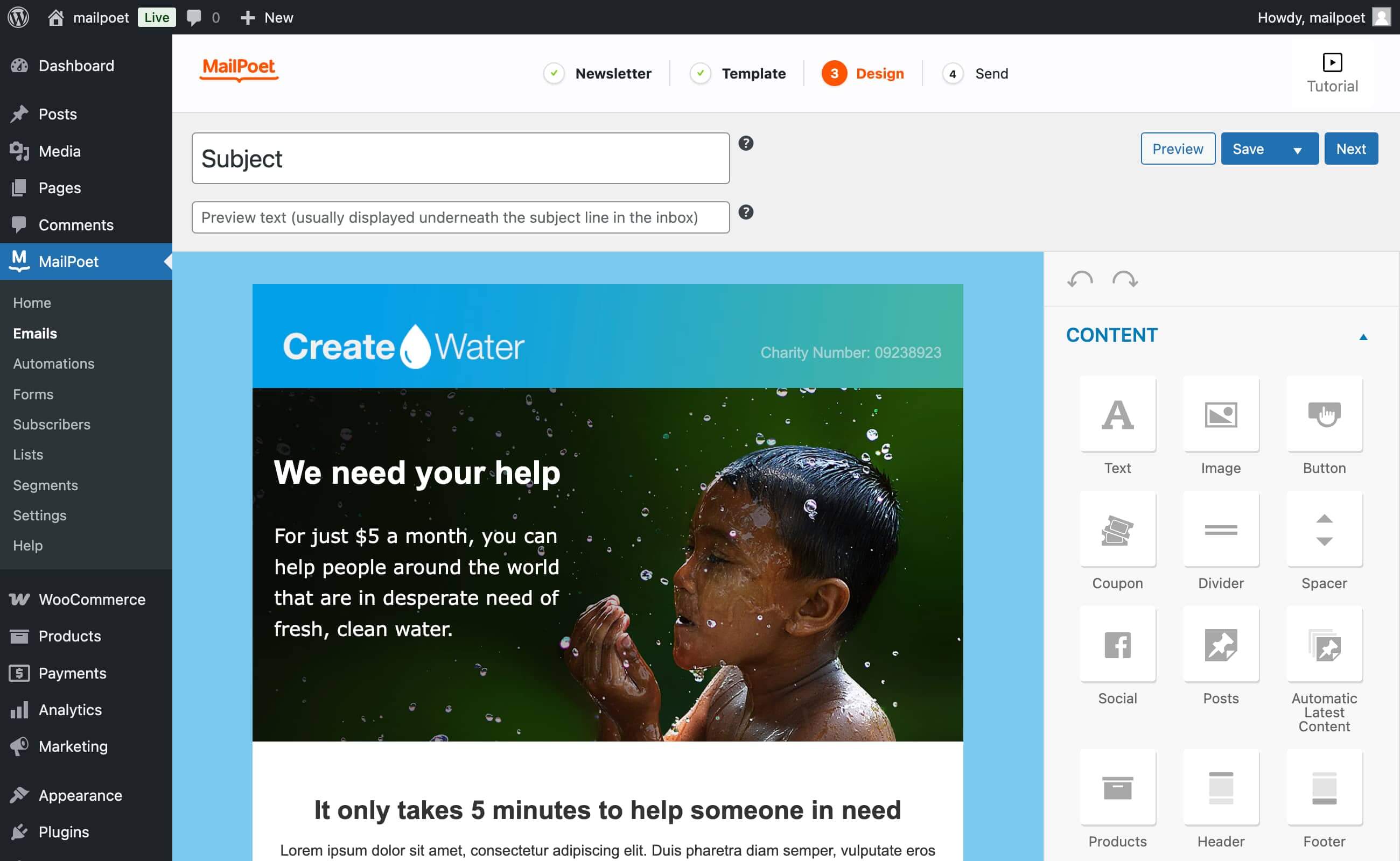 MailPoet | BuddyBoss MailPoet