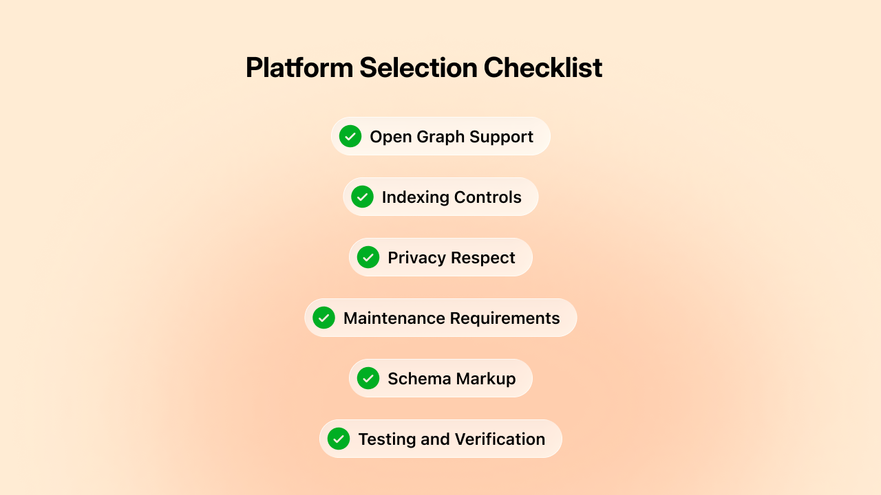 Platform Selection Checklist | BuddyBoss platform selection checklist