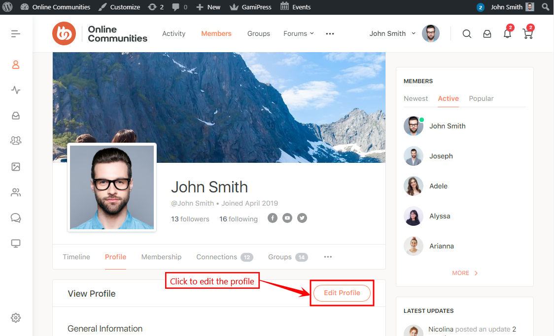 BP xProfile Location Knowledge Base BuddyBoss Resources