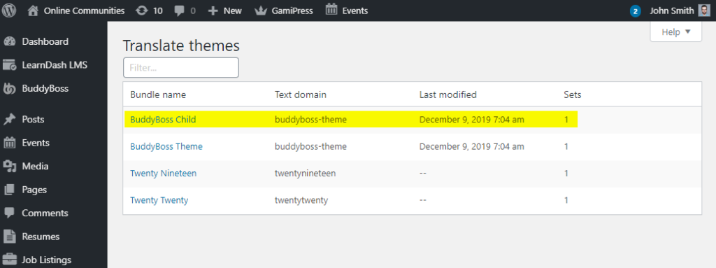 Translating the BuddyBoss Theme - Knowledge Base | BuddyBoss Resources