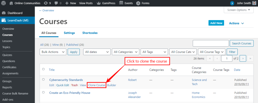 Content Cloner - Knowledge Base | BuddyBoss Resources