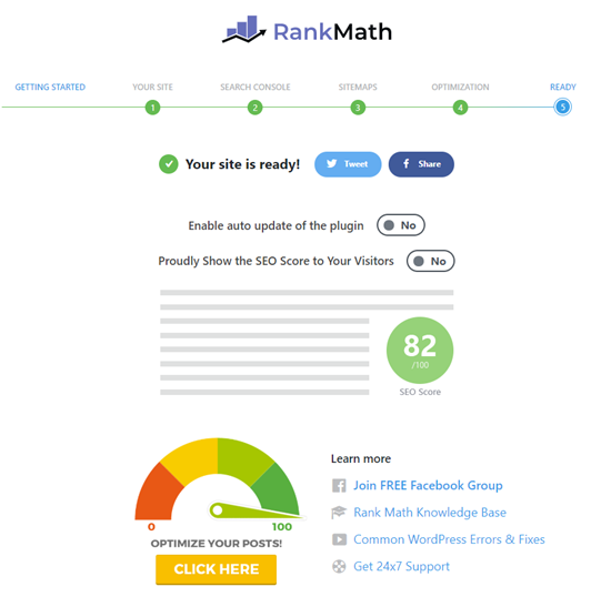 Rank Math SEO - Setting up the plugin