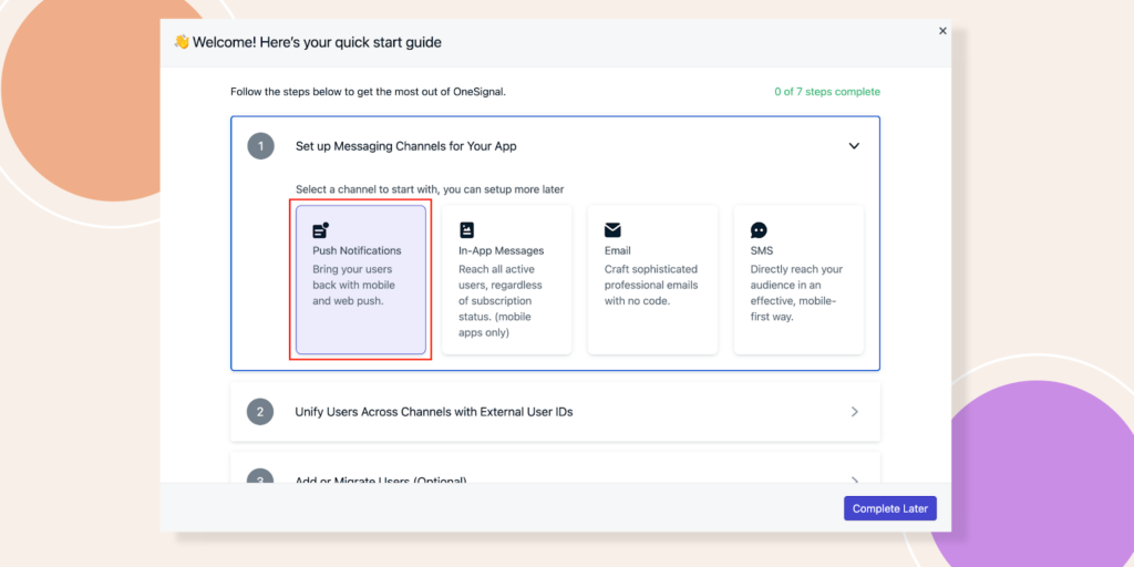 Setup Messaging Channels