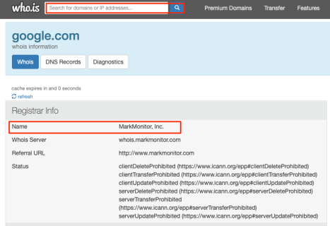 Finding your Domain Name Registrar and Nameservers - Knowledge Base