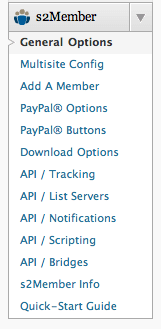 s2Member Settings