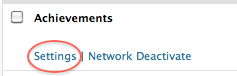 Achievement Settings