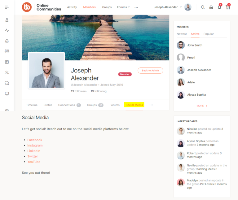 BuddyPages • BuddyBoss