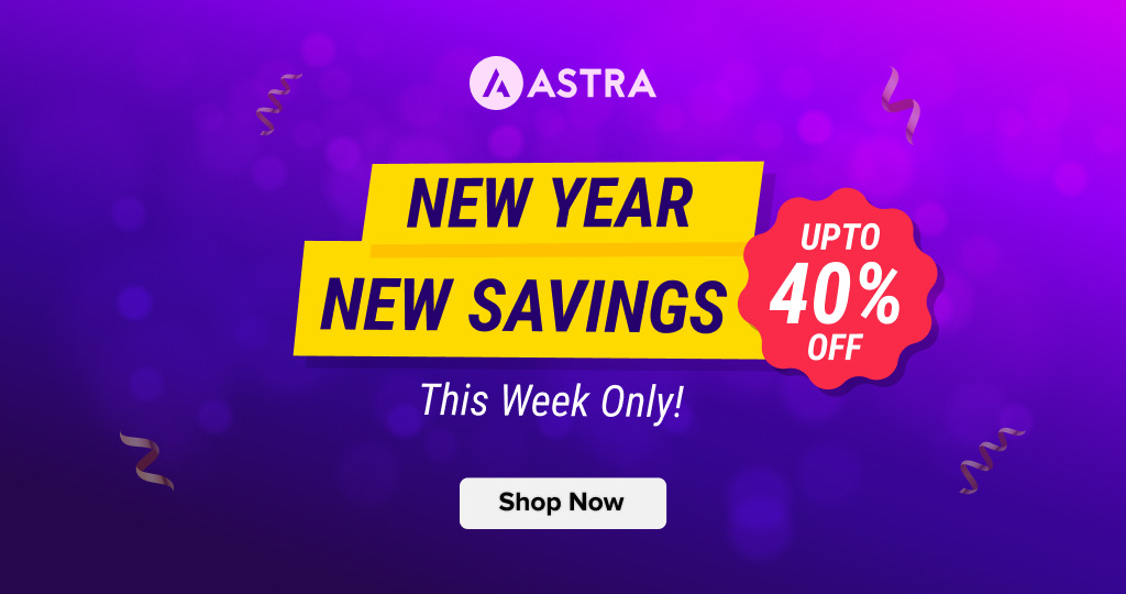 Astra Theme New Year Deal