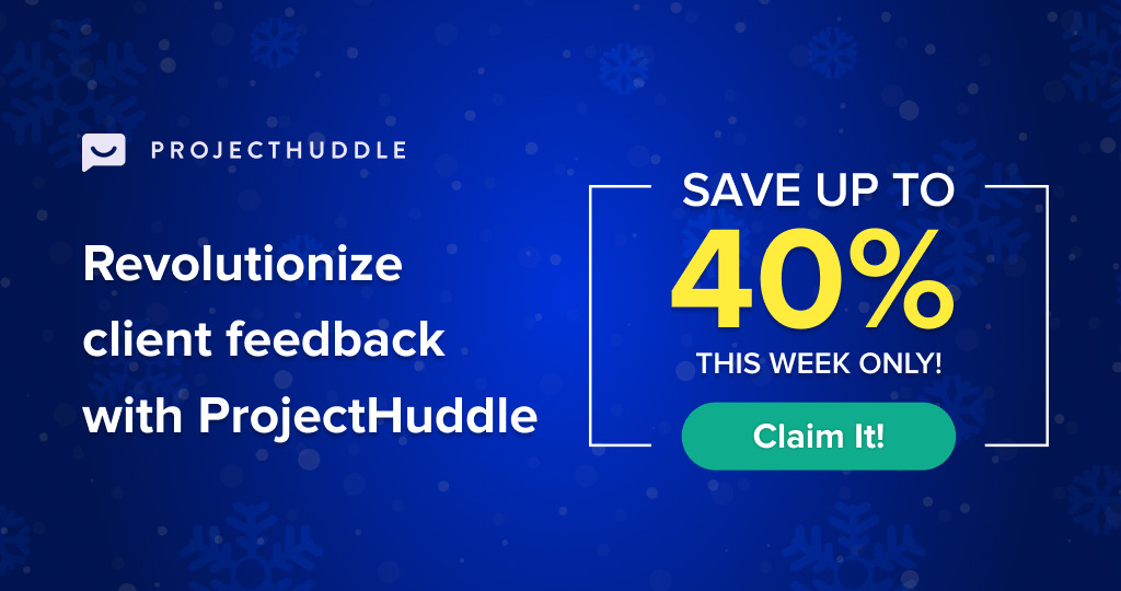 ProjectHuddle New Year Deal