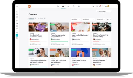 exploreproducts01 | BuddyBoss BuddyBoss web platform on a laptop