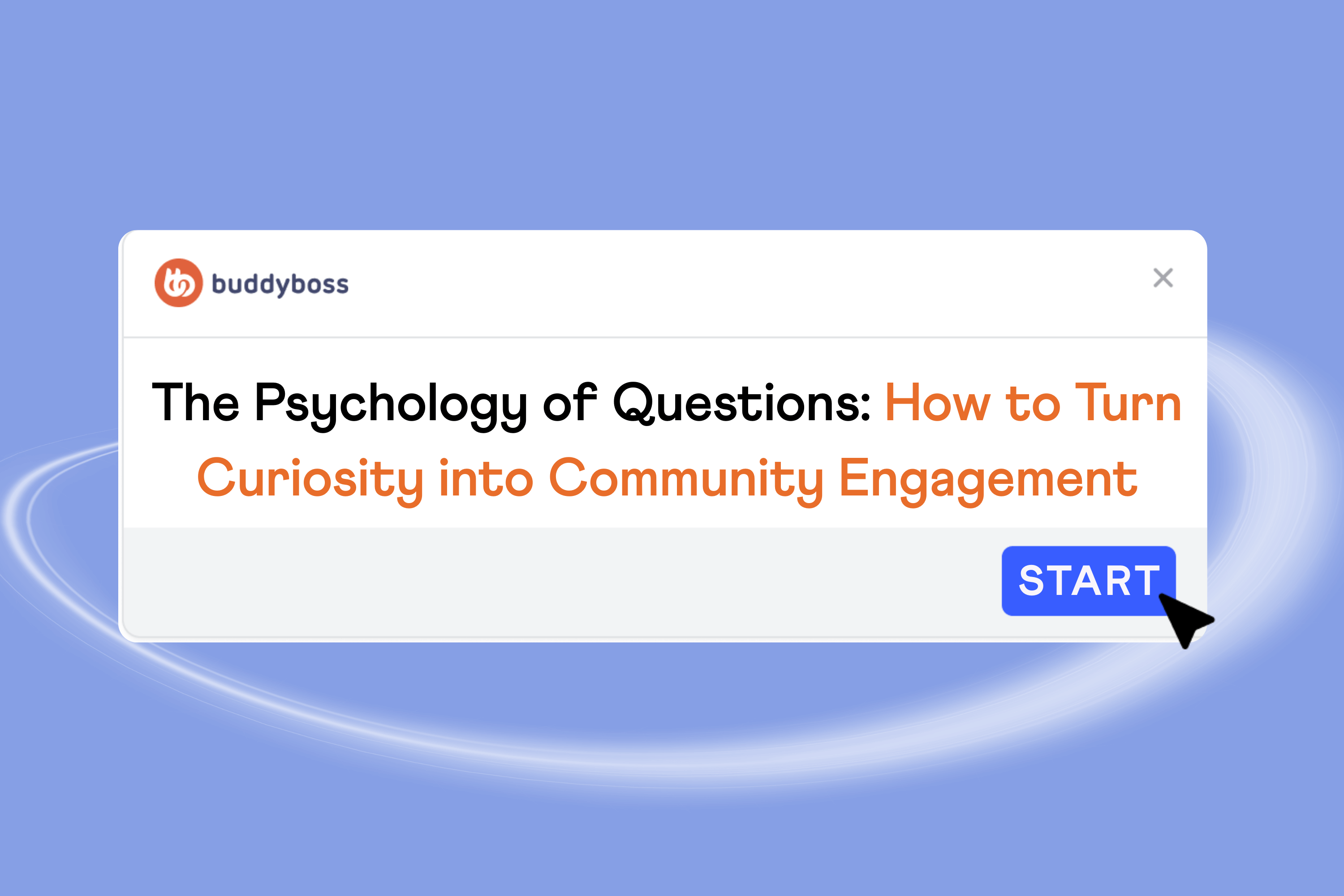 questions drive organic growth- buddyboss unanswered filter