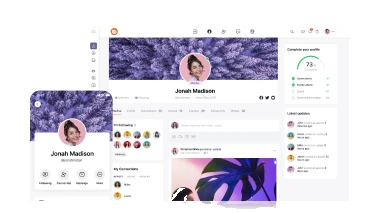 Affiliate Step 2 Promote | BuddyBoss A BuddyBoss community profile page